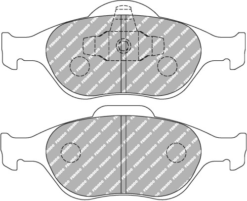 FCP1394R DS3000 FERODO KLOCKI HAMULCOWE