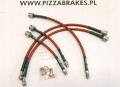 Przewody w oplocie FSO 125P POLONEZ zest 5 sztuk