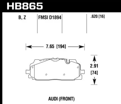 HB865B.620 HAWK Performance HPS 5.0