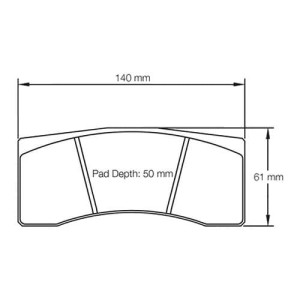 MDB2022 F6R 18.00 MINTEX KLOCKI HAMULCOWE