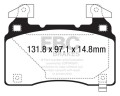 EBC DP43028R YELLOWSTUFF - klocki hamulcowe samochodowe