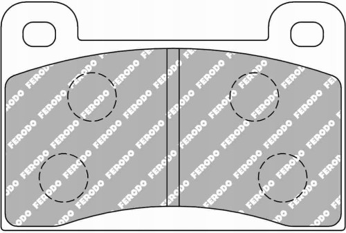 FCP461H DS2500 FERODO KLOCKI HAMULCOWE