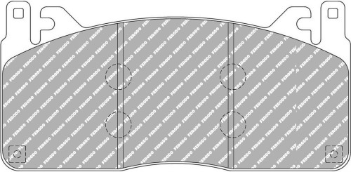 FCP4835H DS2500 FERODO KLOCKI HAMULCOWE