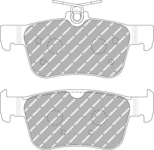 FCP5086H DS2500 FERODO KLOCKI HAMULCOWE