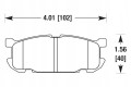 HB442N.496 HAWK Performance HP PLUS Klocki hamulcowe