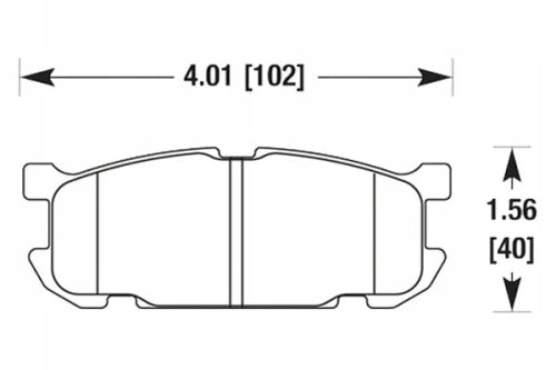 HB442N.496 HAWK Performance HP PLUS Klocki hamulcowe