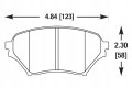 HB431N.606 HAWK Performance HP PLUS Klocki hamulcowe