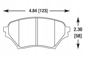 HB431N.606 HAWK Performance HP PLUS Klocki hamulcowe