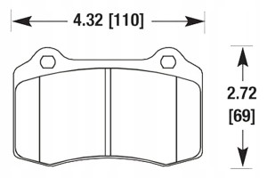 HB194B.570 HAWK Performance HPS 5.0 Klocki hamulcowe