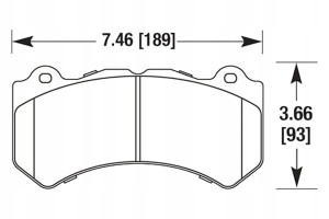 HB649B.605 HAWK Performance HPS 5.0 Klocki hamulcowe