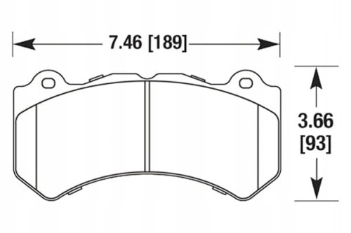 HB649B.605 HAWK Performance HPS 5.0 Klocki hamulcowe