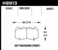HB913B.659 HAWK Performance HPS 5.0 Klocki hamulcowe
