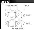 HB543B.760 HAWK Performance HPS 5.0 Klocki hamulcowe