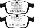 DP42296R - Zestaw klocków hamulcowych seria YELLOWSTUFF EBC Brakes