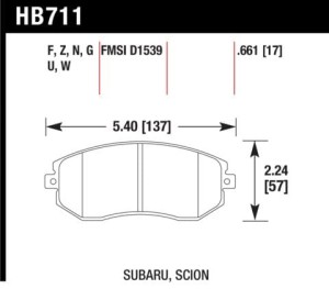 HB711Q.661 HAWK Performance DTC-80