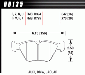 HB136G.690 HAWK Performance DTC-60 Klocki hamulcowe