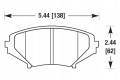 HB470N.643 HAWK Performance HP PLUS Klocki hamulcowe