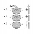 GALFER/SDT 2107400 klocki hamulcowe