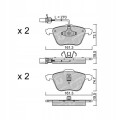 GALFER/SDT 2107500 klocki hamulcowe