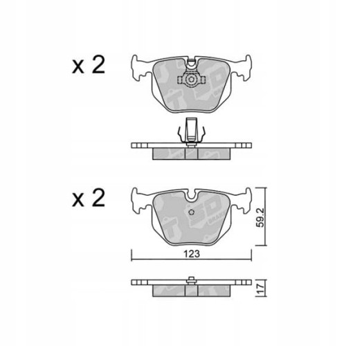 GALFER/SDT 2108301 klocki hamulcowe