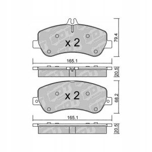 GALFER/SDT 2115700 klocki hamulcowe