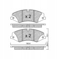 GALFER/SDT 2116500 klocki hamulcowe