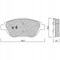 GALFER/SDT 2117600 klocki hamulcowe