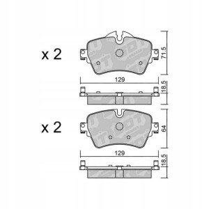 GALFER/SDT 2118800 klocki hamulcowe