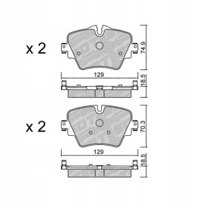 GALFER/SDT 2118900 klocki hamulcowe