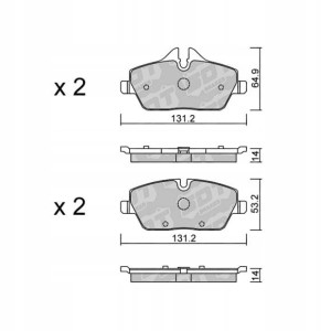 GALFER/SDT 2121301 klocki hamulcowe