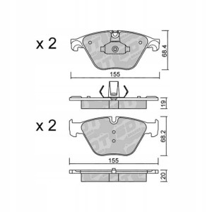 GALFER/SDT 2131900 klocki hamulcowe