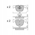 GALFER/SDT 2133400 klocki hamulcowe