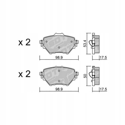GALFER/SDT 2136000 klocki hamulcowe