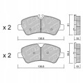 GALFER/SDT 2137300 klocki hamulcowe