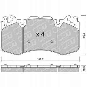 GALFER/SDT 2138200 klocki hamulcowe