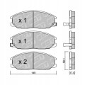 GALFER/SDT 2143501 klocki hamulcowe