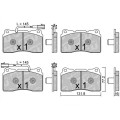 GALFER/SDT 2144407 klocki hamulcowe