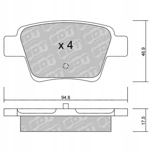 GALFER/SDT 2145200 klocki hamulcowe
