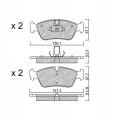 GALFER/SDT 2146000 klocki hamulcowe