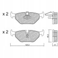 GALFER/SDT 2146300 klocki hamulcowe