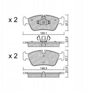 GALFER/SDT 2146400 klocki hamulcowe