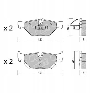 GALFER/SDT 2146600 klocki hamulcowe