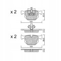 GALFER/SDT 2146700 klocki hamulcowe