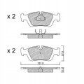 GALFER/SDT 2153700 klocki hamulcowe