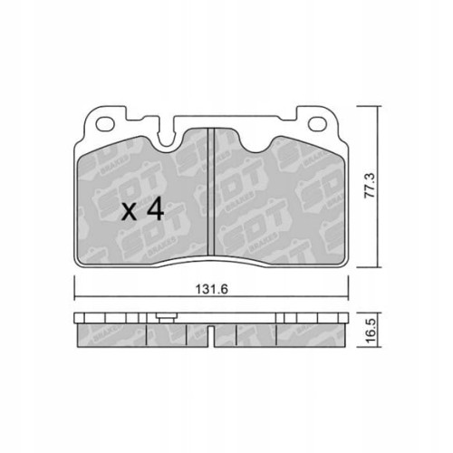 GALFER/SDT 2129000 klocki hamulcowe