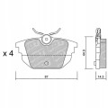 GALFER/SDT 2171500 klocki hamulcowe