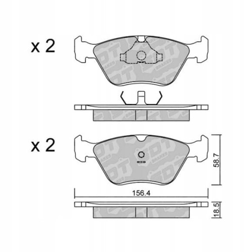 GALFER/SDT 2173800 klocki hamulcowe