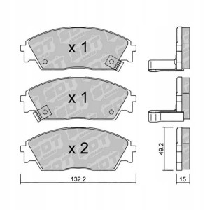GALFER/SDT 2176400 klocki hamulcowe
