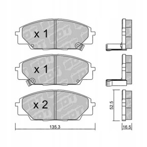 GALFER/SDT 2180300 klocki hamulcowe