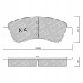 GALFER/SDT 2181500 klocki hamulcowe